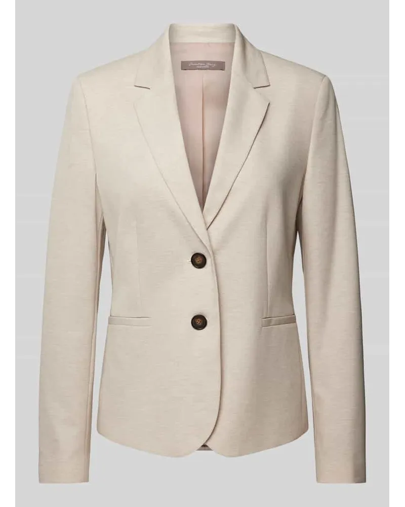 Christian Berg Blazer mit Strukturmuster Sand