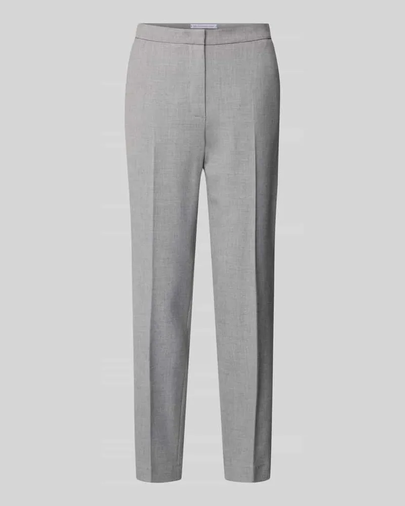 RAFFAELLO ROSSI  Regular Fit Stoffhose mit Bügelfalten Modell 'DORO Hellgrau