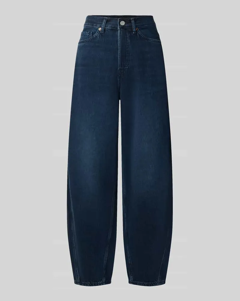 Armedangels Loose Fit Barrel Jeans aus Baumwoll-Lyocell-Mix Modell 'BAARLY Dunkelblau