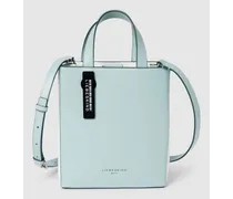 Handtasche mit Label-Badge Modell 'PAPER BAG