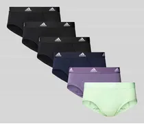 adidas Slip mit elastischem Logo-Bund im 6er-Pack Mint