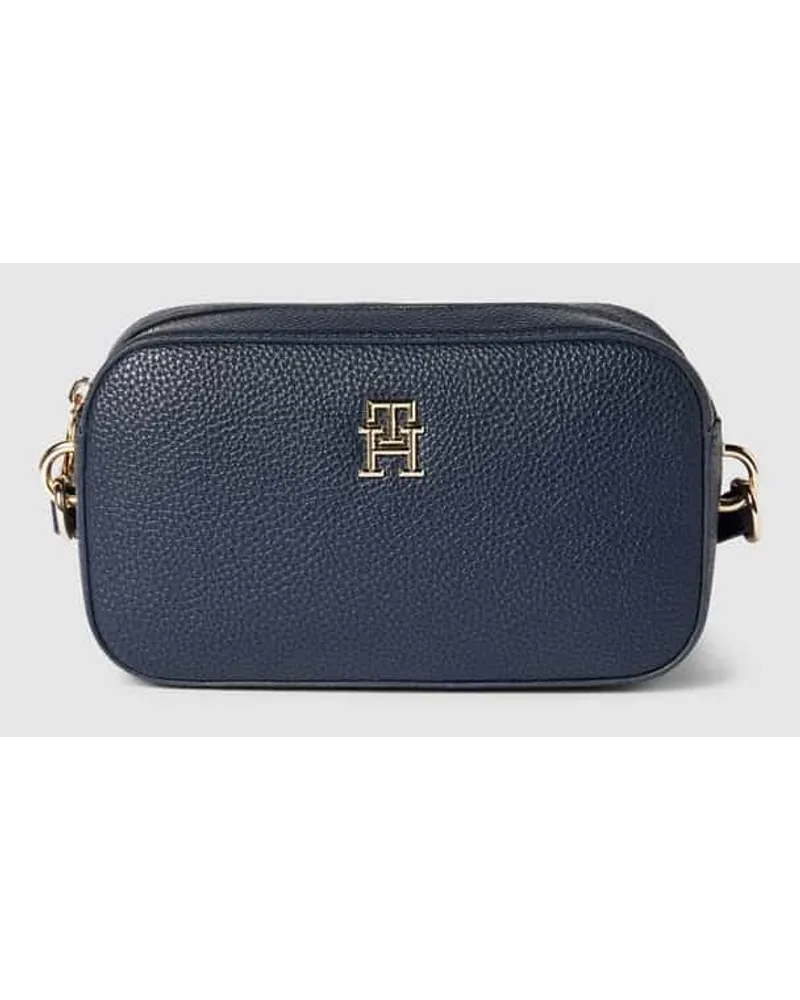 Tommy Hilfiger Handtasche mit Label-Detail Modell 'EMBLEM CAMERA Dunkelblau