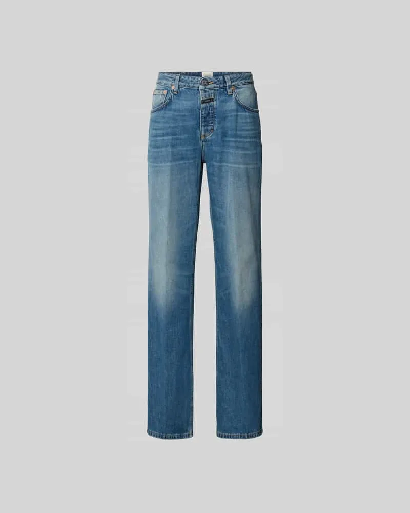 Closed Straight Fit Jeans mit 5-Pocket-Design Jeansblau