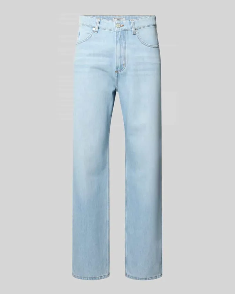 Marc O'Polo Wide & Loose Fit Jeans aus reiner Baumwolle Hellblau
