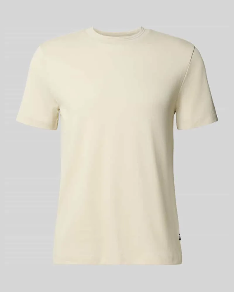 HUGO BOSS Regular Fit T-Shirt aus reiner Baumwolle Modell 'C-THOMPSON 240 Offwhite