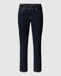 Cambio Slim Fit Jeans mit Stretch-Anteil Modell 'Piper Blau