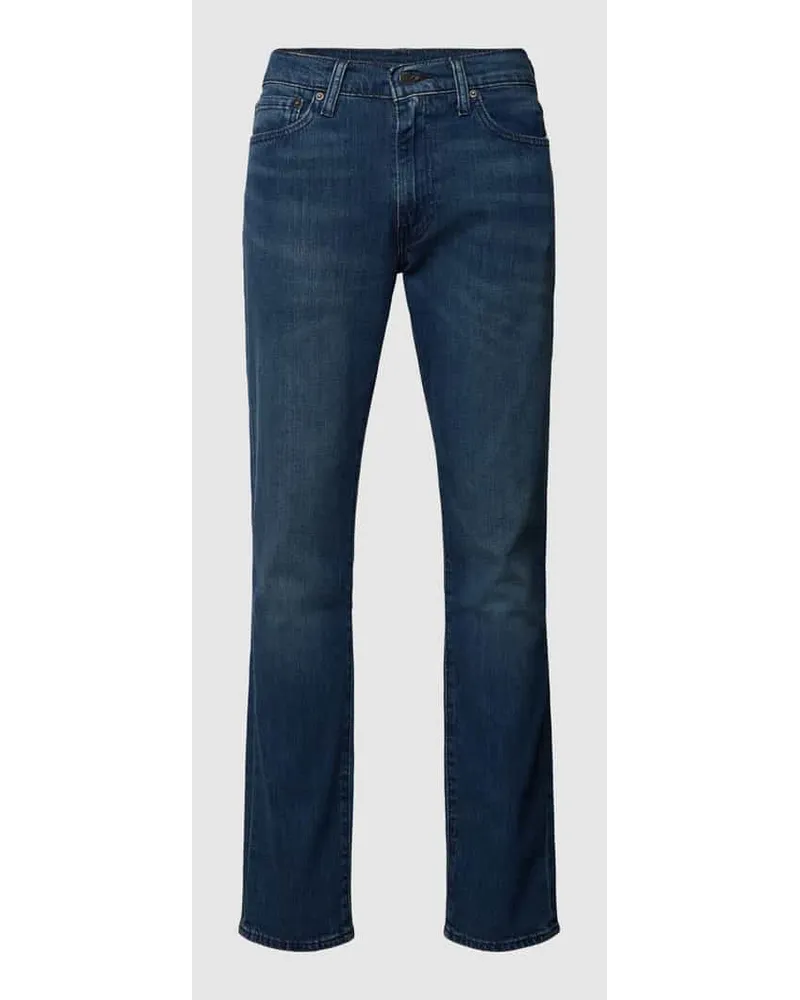 Levi's Straight Leg Jeans im 5-Pocket-Design Modell '511 JUST ONE MORE Dunkelblau