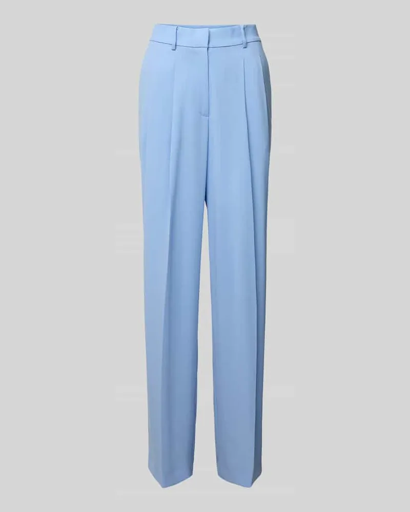 windsor. Straight Fit Anzughose mit Bügelfalten Hellblau