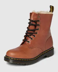 Dr.Martens Schnürstiefel mit strukturierter Sohle Dunkelbraun