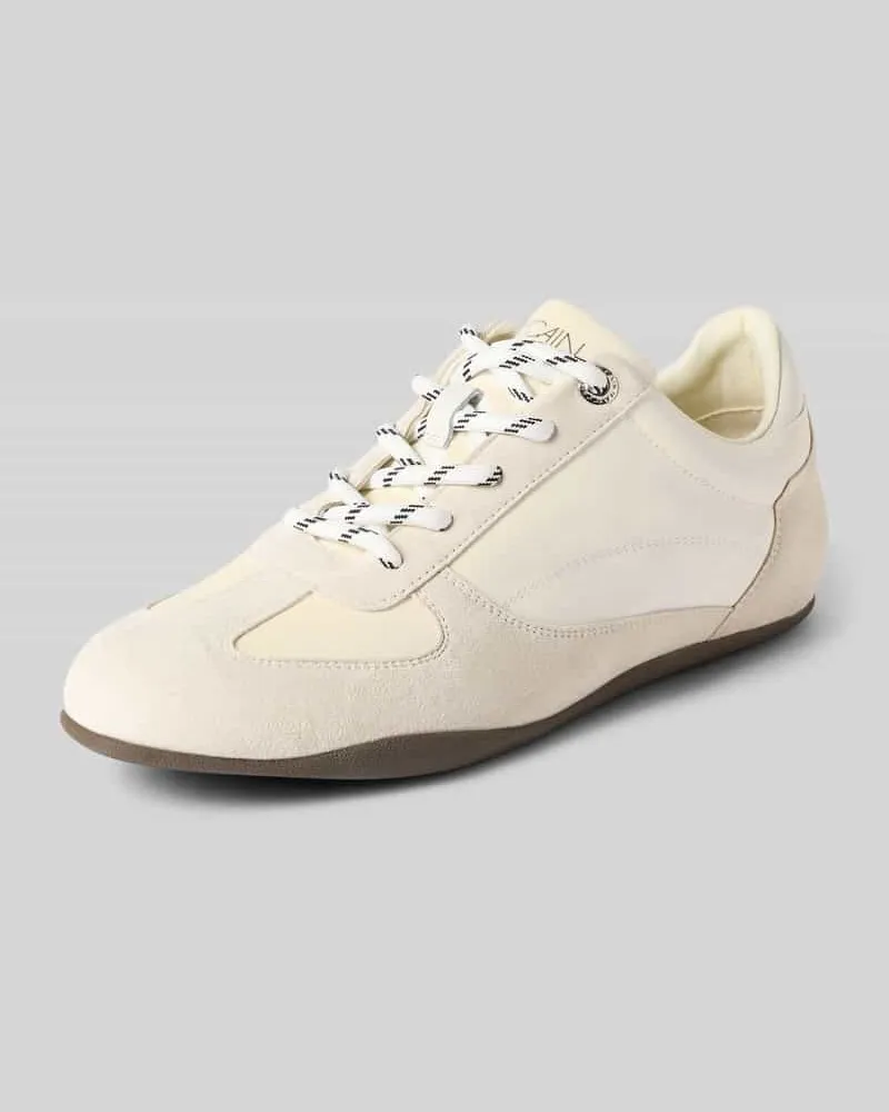 Marc Cain Sneaker mit Logo-Print Offwhite