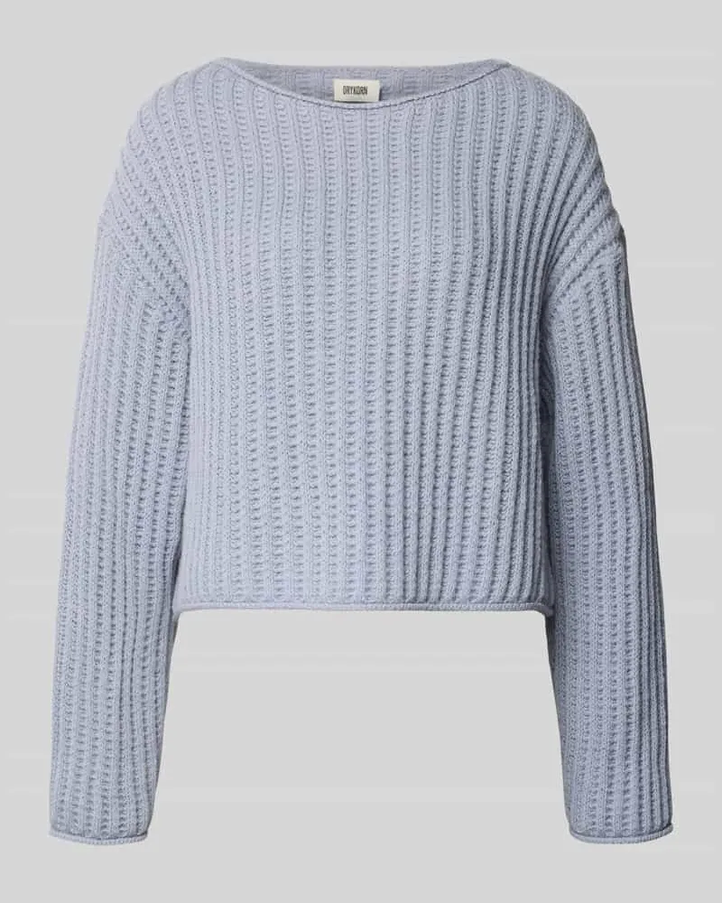 Drykorn Strickpullover mit Rundhalsausschnitt Modell 'IMENY Hellblau