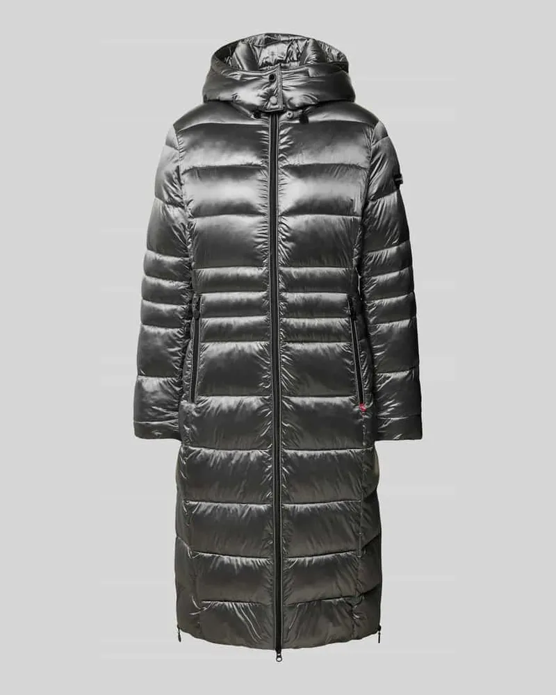 Frieda & Freddies Steppmantel mit Kapuze Modell 'DALIA Silber