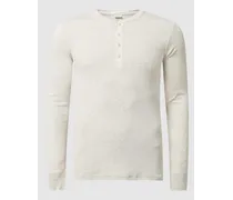 Serafino-Shirt aus Baumwolle Modell 'Karl-Heinz