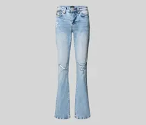 Flared Jeans im Destroyed-Look Modell 'BECCA
