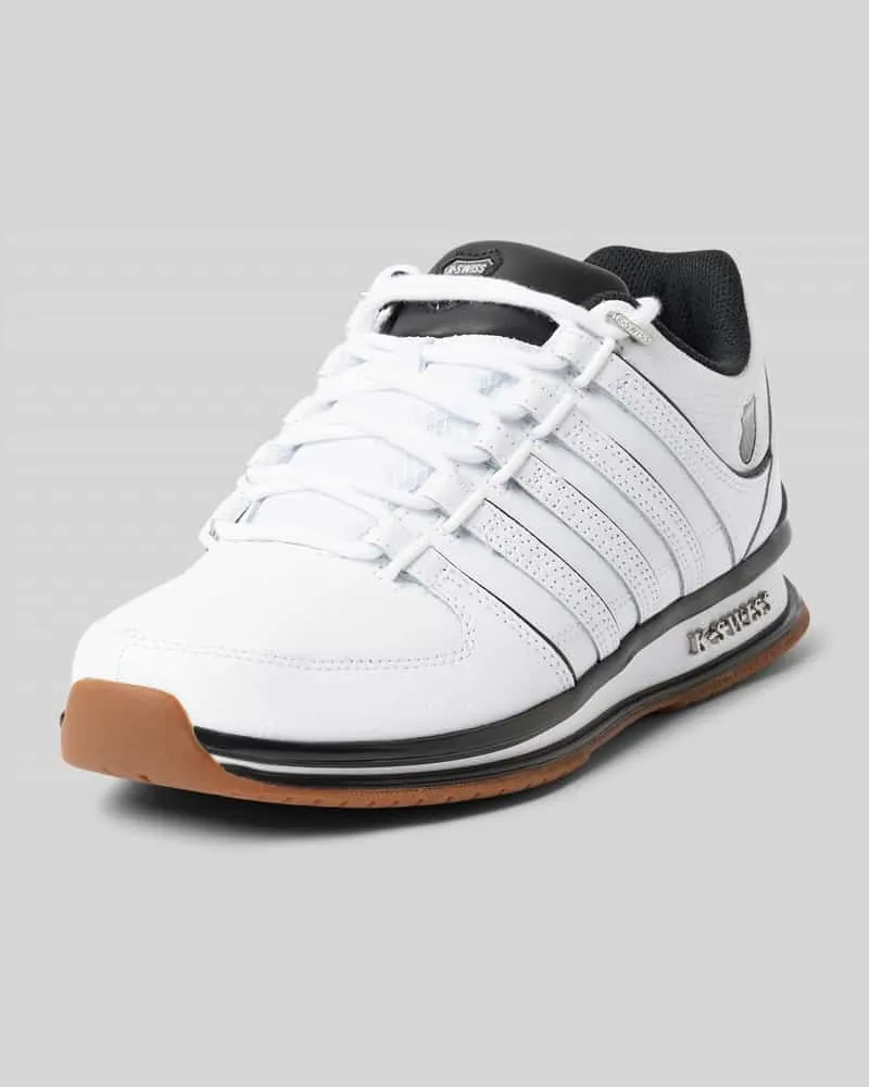 K-Swiss Sneaker mit Label-Applikation Modell 'Rinzler Weiss