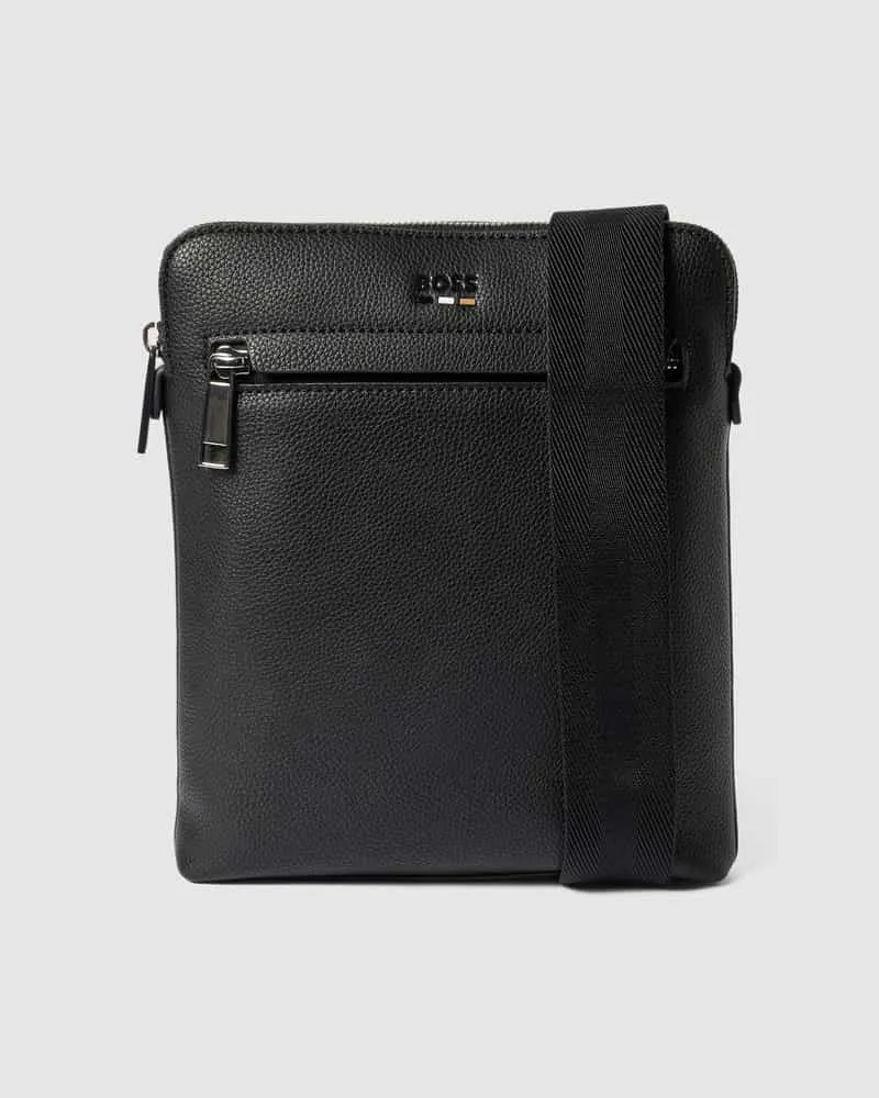 HUGO BOSS Kulturtasche mit Label-Detail Modell 'Ray Black