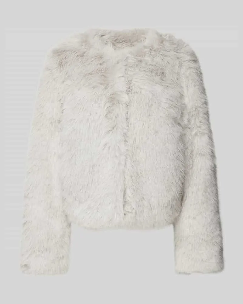 Rich&Royal Jacke aus Kunstfell Silber
