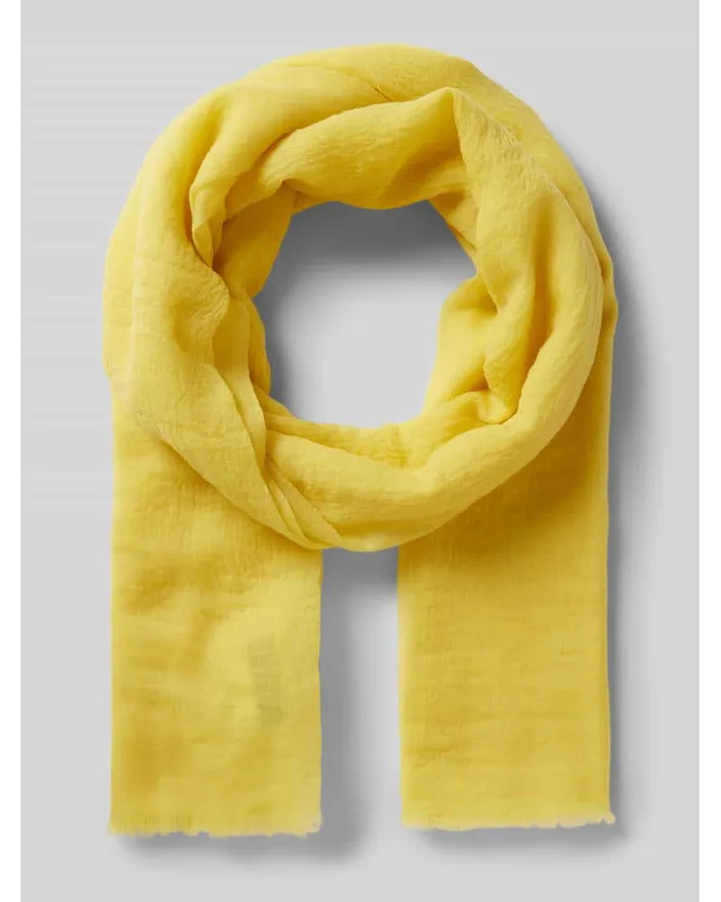 Ralph Lauren Schal aus Wolle mit Strukturmuster Modell 'SGNATURE Gelb