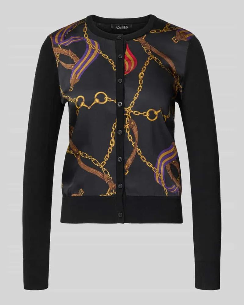 Ralph Lauren Strickjacke mit Knopfleiste Modell 'OFRYAH Black