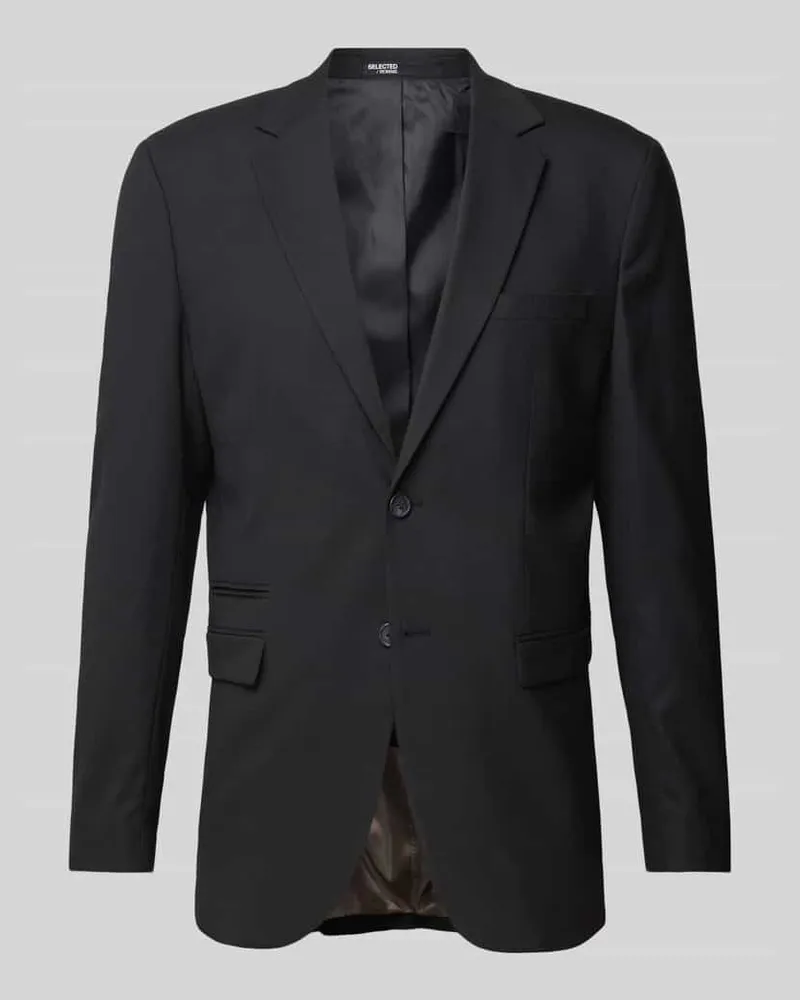 Selected Homme Sakko mit Pattentaschen Black