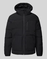 Jack & Jones Steppjacke mit Reißverschlusstaschen Modell 'OTTO Black