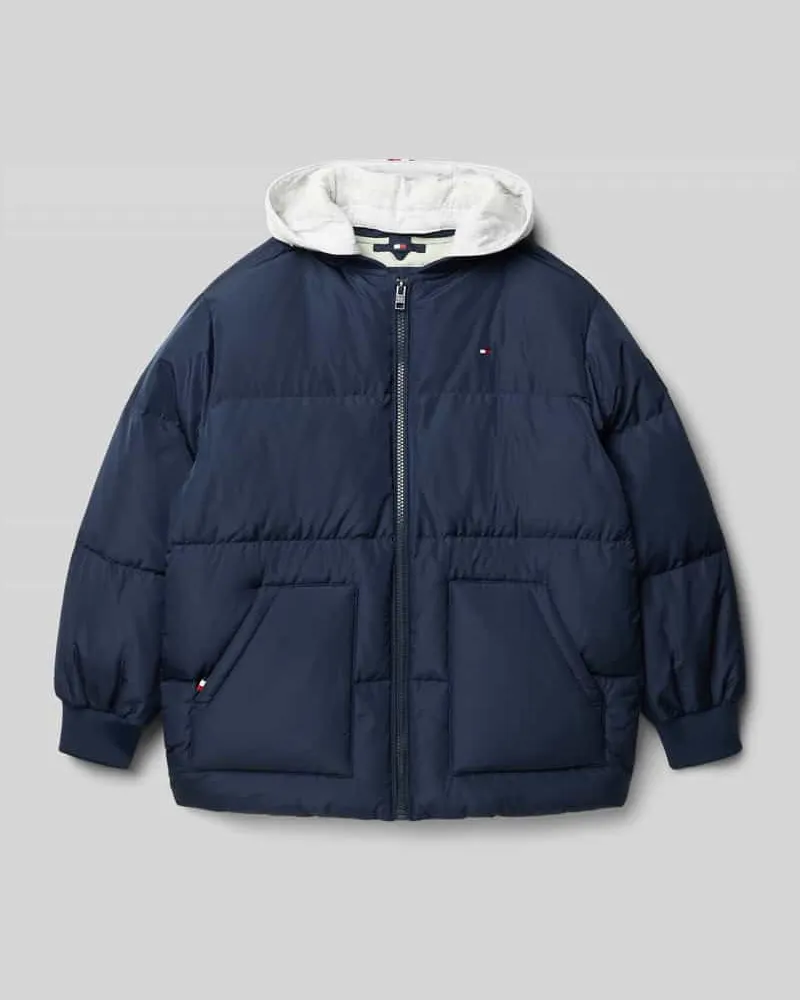 Tommy Hilfiger Regular Fit Steppjacke mit Daunen-Feder-Füllung Marine