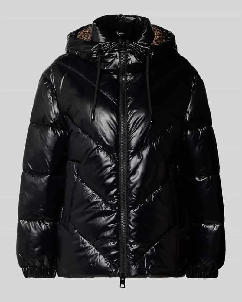 Marc Cain Steppjacke mit Kapuze Black