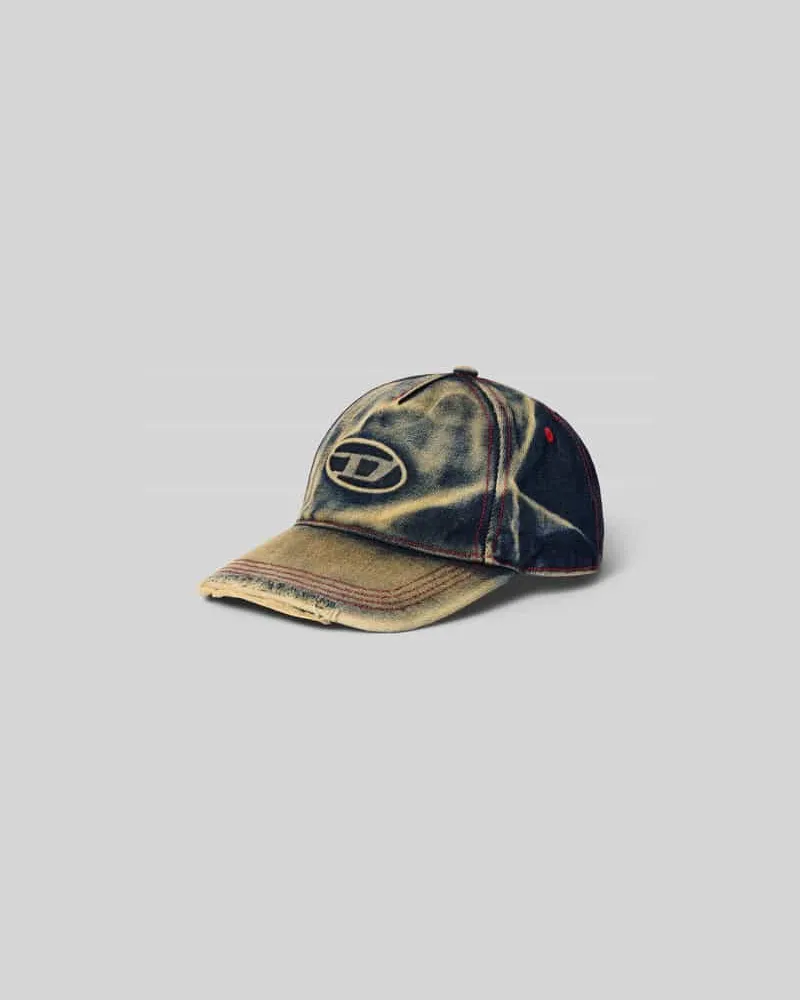 Diesel Basecap mit Label-Detail Jeansblau