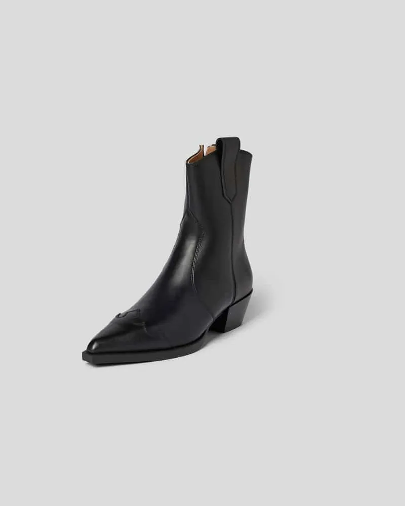 Copenhagen Stiefeletten aus echtem Leder Black