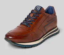 Leder Sneaker mit Label-Detail Modell 'Philip