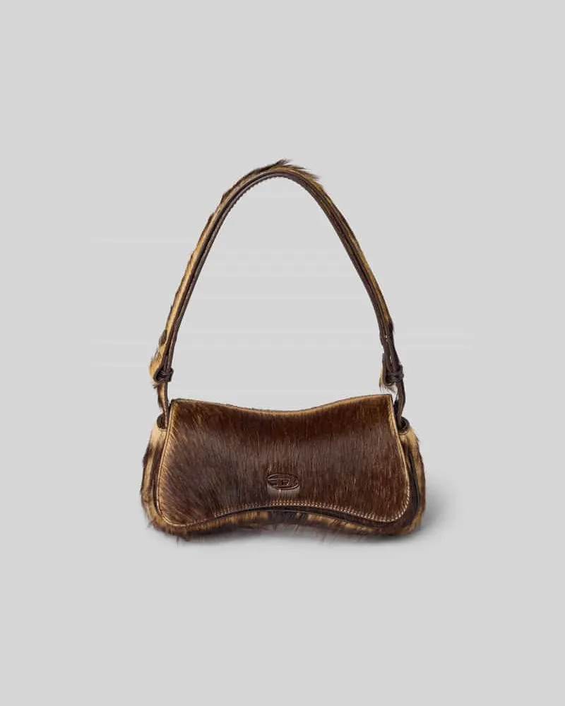 Diesel Clutch mit Label-Detail Mittelbraun