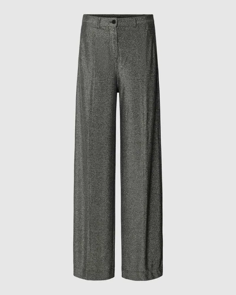 JOOP! Stoffhose mit Effektgarn Silber