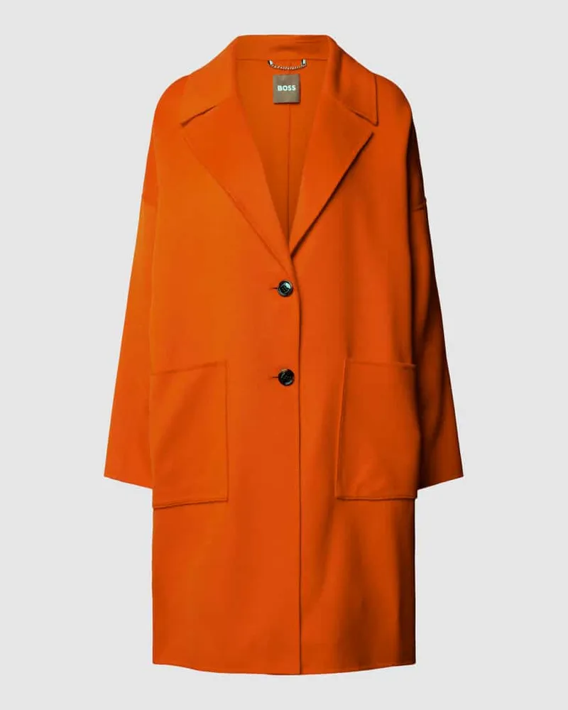 HUGO BOSS Mantel mit Viskose-Anteil Modell 'Cattina Rot