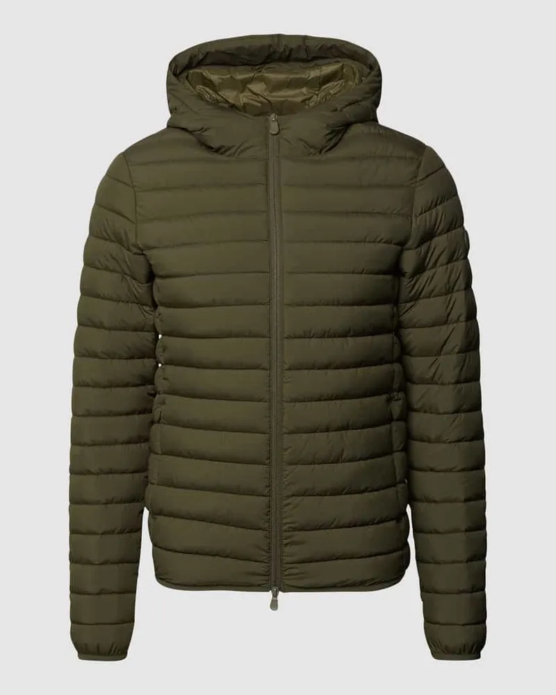 Save The Duck Steppjacke mit Kapuze Modell 'LUCAS Oliv