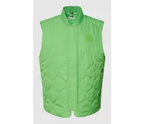 Steppweste mit Label-Patch Modell 'QUILTED BOMBER VEST