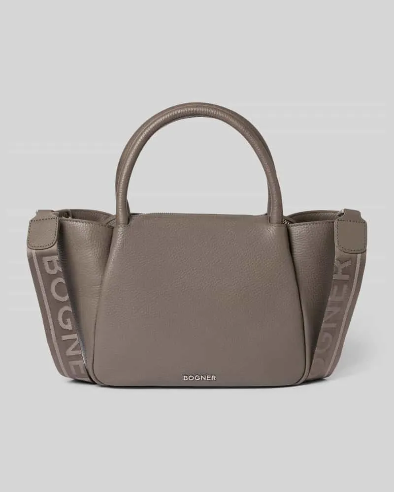 Bogner Handtasche mit Tragehenkel und Schulterriemen Graphit