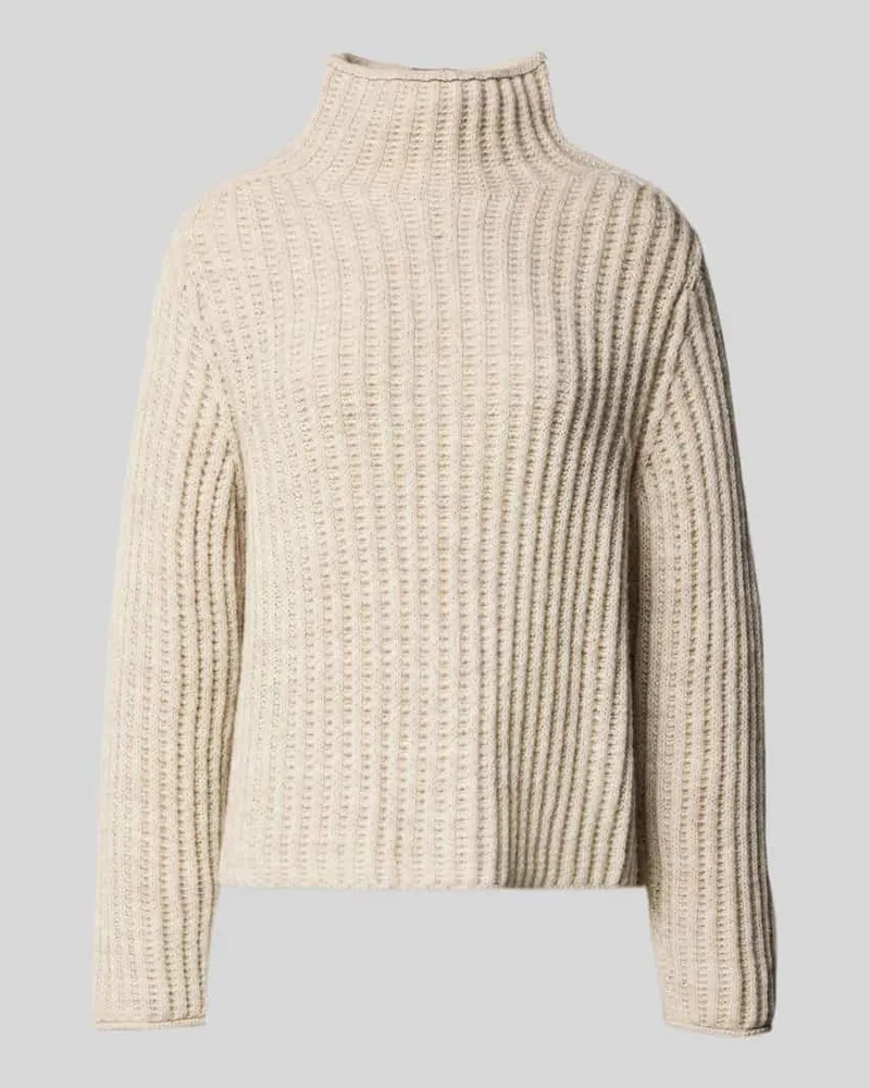 Drykorn Strickpullover mit Stehkragen Modell 'VARISA Sand
