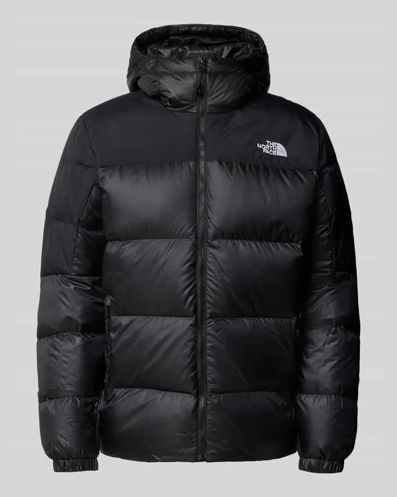 The North Face Steppjacke mit Label-Stitching Black
