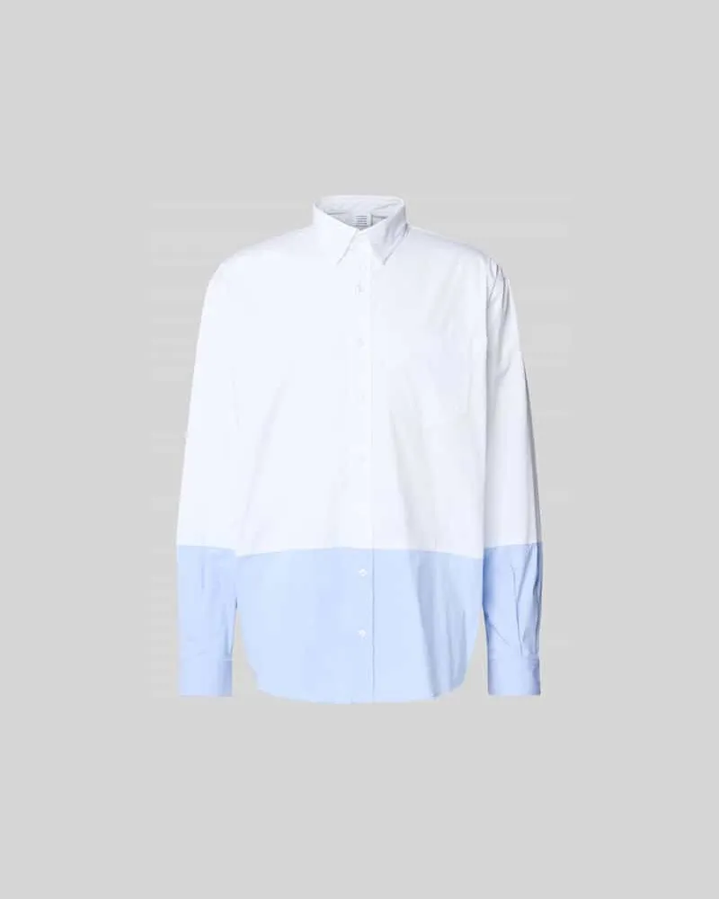 VETEMENTS Regular Fit Freizeithemd aus Baumwolle Weiss