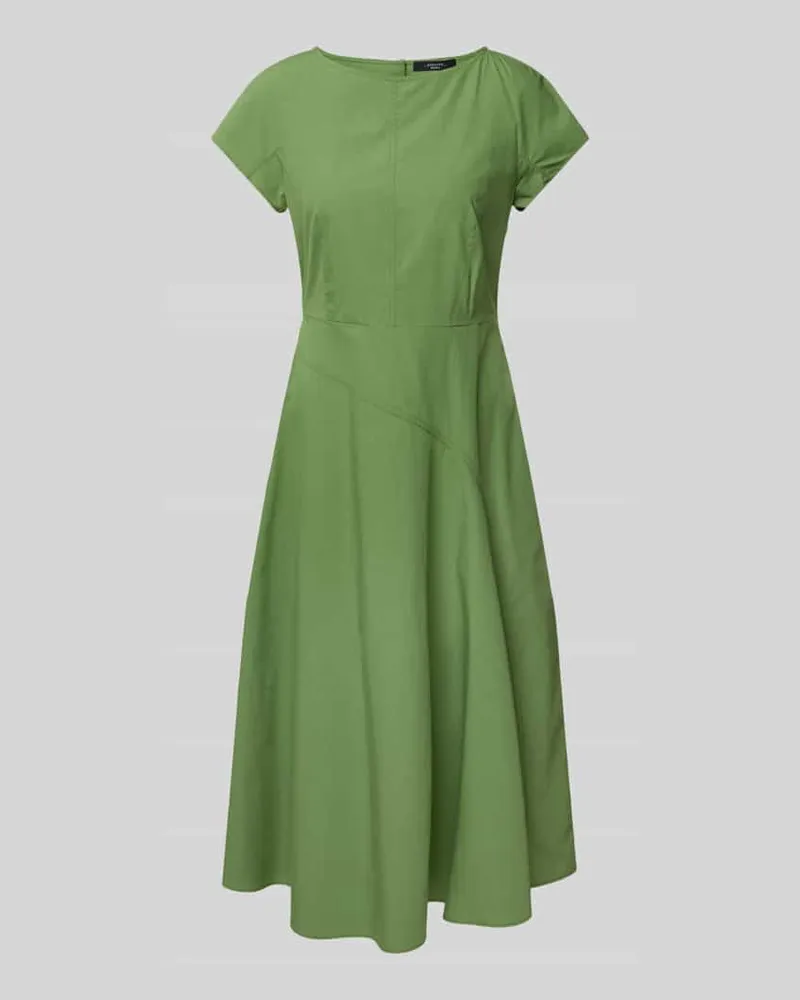 Max Mara Midikleid mit Kappärmeln Modell 'MAGMA Gruen