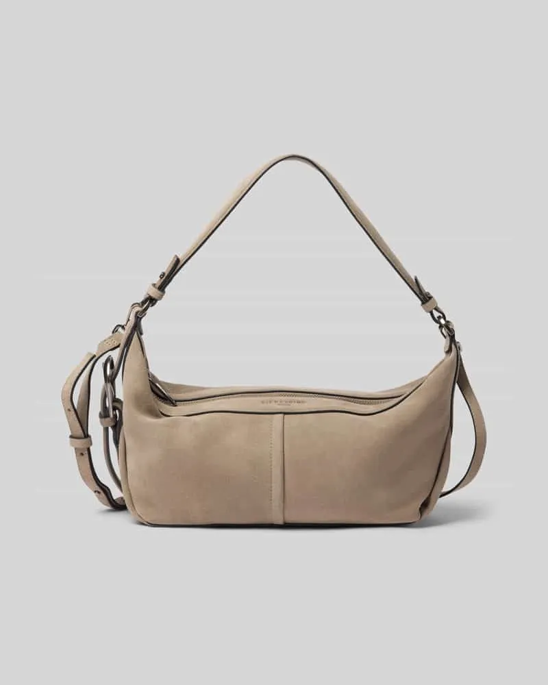 Liebeskind Hobo Bag aus Leder Modell 'PARIS II Hellgrau