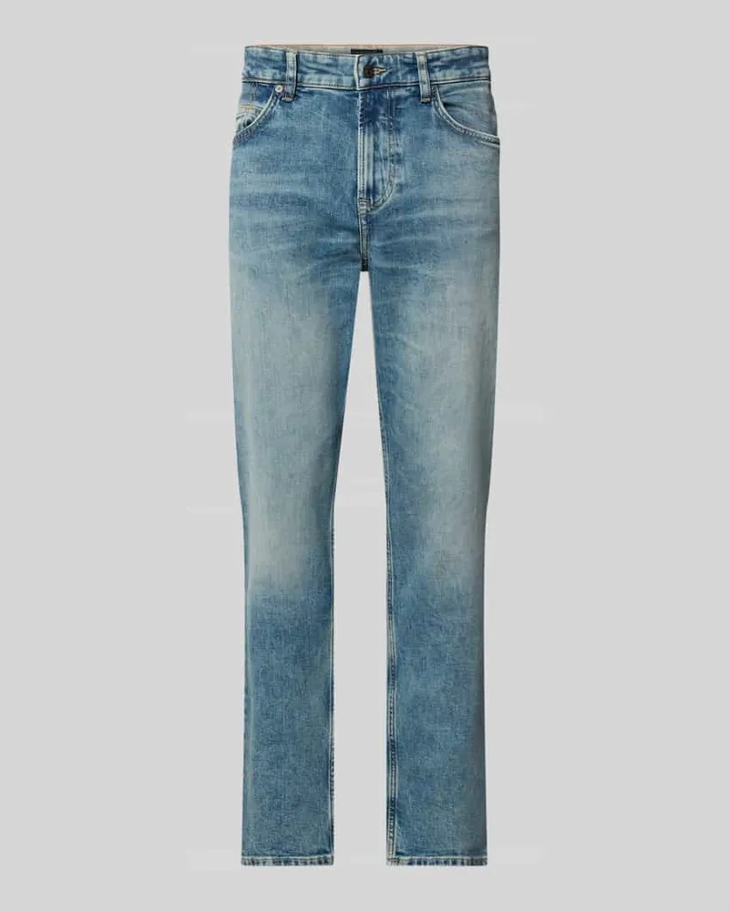 HUGO BOSS Slim Fit Jeans aus Baumwoll-Mix Modell 'ONYX-2- BO Sky