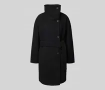 Wollmantel mit Stehkragen