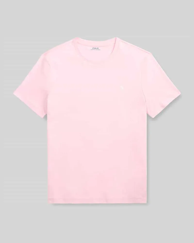 Ralph Lauren Regular Fit T-Shirt aus reiner Baumwolle Pink