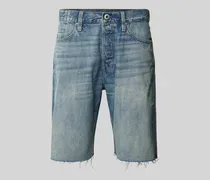 Slim Fit Jeansshorts im 5-Pocket-Design in hellblau