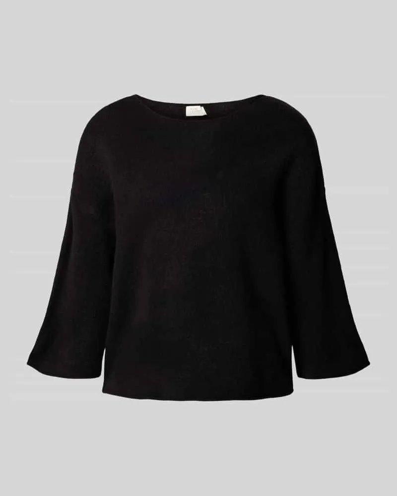 Vera Mont Strickpullover mit weiten Ärmeln Black