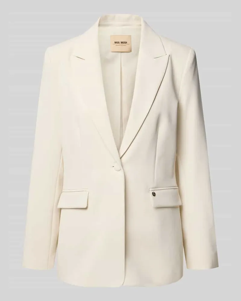 Mos Mosh Regular Fit Blazer mit Reverskragen Modell 'Leonora Ecru