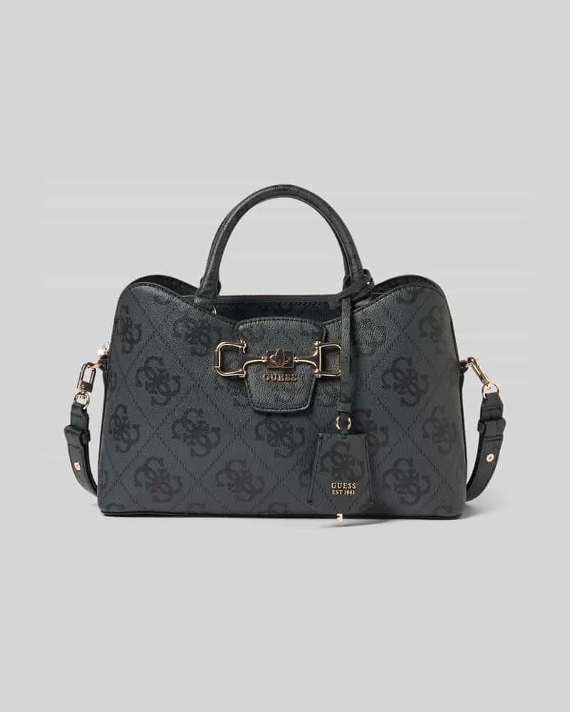 Guess Handtasche mit Logo-Muster Modell 'JANIE Black