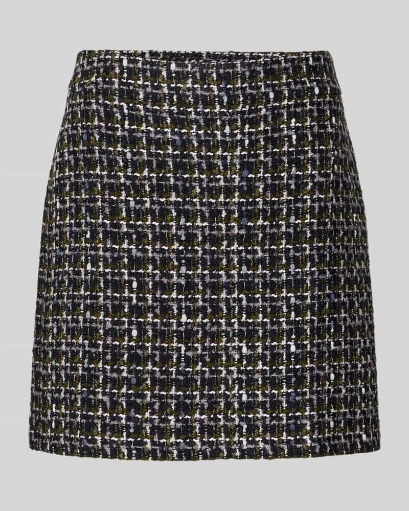 HUGO BOSS Ausgestellter Mini-Rock mit Baumwoll-Anteil Modell 'C_VALEDI Marine