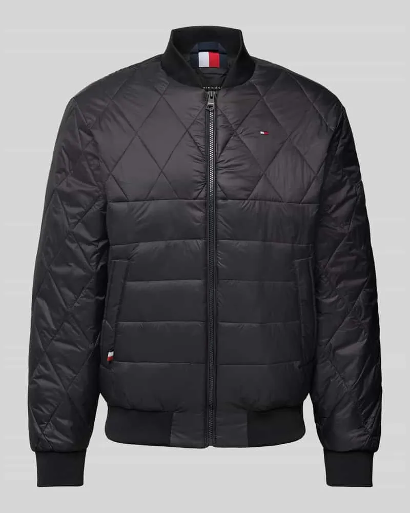 Tommy Hilfiger Steppjacke mit Logo-Stitching Black